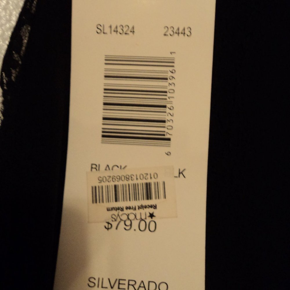 NWT Sunny Leigh Women's Size 10 Black Skirt Ankle Length A Line Lace Unlined - Picture 8 of 8